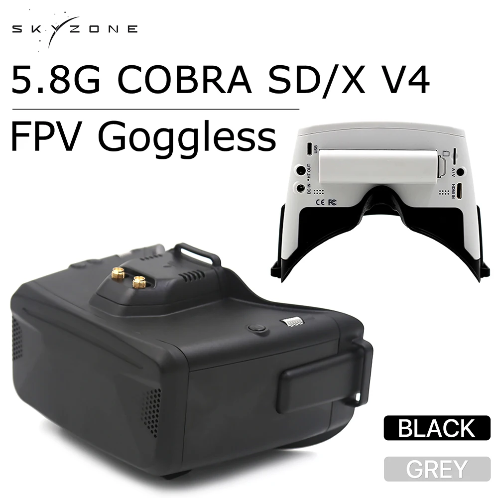 Skyzone 5.8G Cobra SD/X V4 FPV - Skyzone Cobra X V2 Fpv Goggles 评论和价格