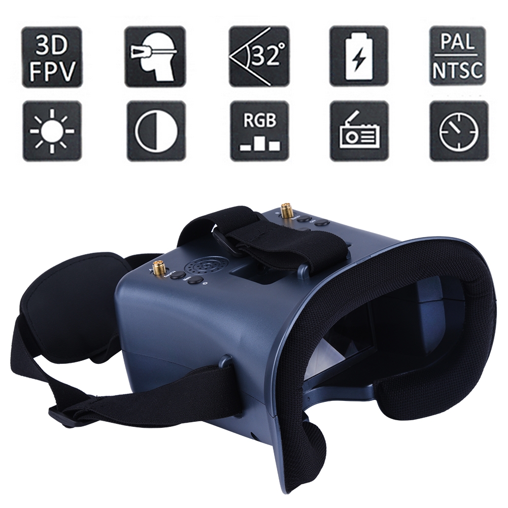 008D 5.8G 40CH 4.3 Inch 800*48 - Skyzone Cobra X V2 Fpv Goggles 评论和价格