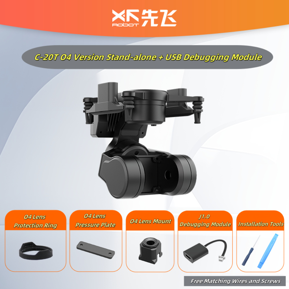 XF C-20T 3-Axis FPV Gimbal for - Foxeer Reaper F4 128K 65A Esc 评论和价格
